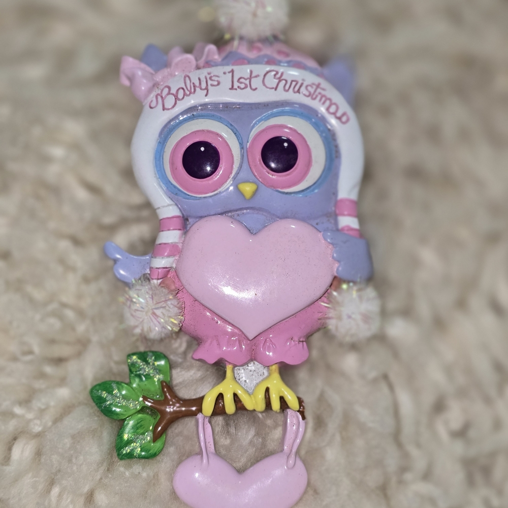 Baby's 1st Christmas Owl Ornament KSA